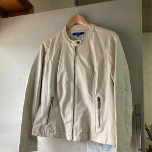 Faux leather jacket